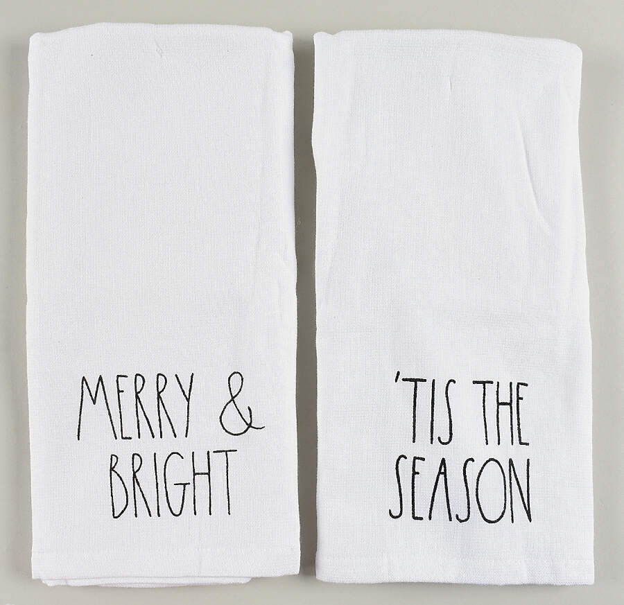 Farmhouse Cloth Kitchen Towel (Set of Motifs 1 & 2) by Magenta-1