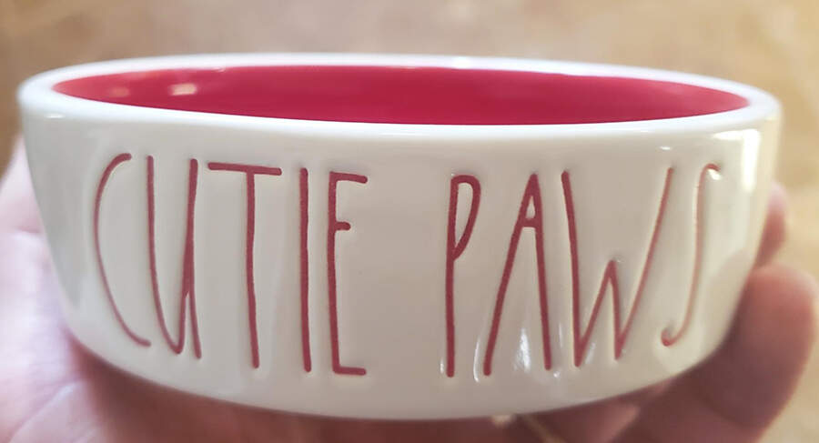 Farmhouse Cat Bowl by Magenta-1