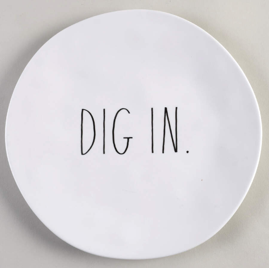 Farmhouse Melamine Dinner Plate by Magenta-1