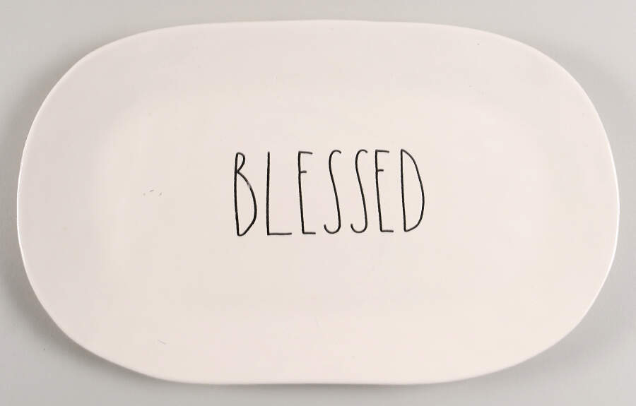 Farmhouse 15" Oval Serving Platter by Magenta-1