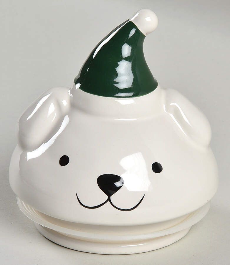 Farmhouse Lid for Figural Treat Jar by Magenta-1