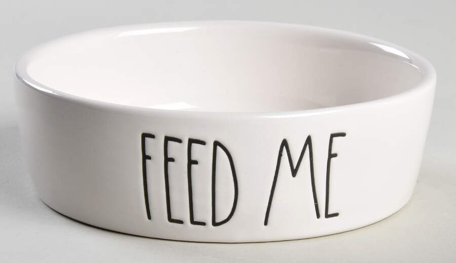 Farmhouse Cat Bowl by Magenta-1