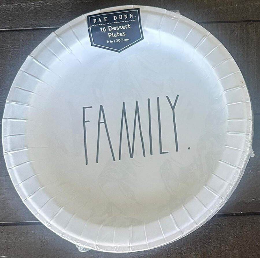 Farmhouse (Pack of 16) Paper Luncheon/Dessert Plates by Magenta-1