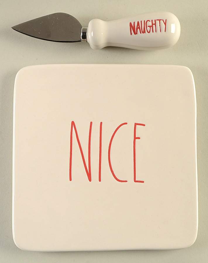 Farmhouse Holiday Cheese Tray & Knife Set by Magenta-1
