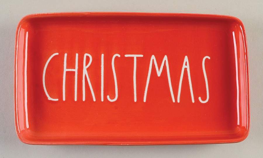 Farmhouse 9" Rectangular Holiday Tray by Magenta-1