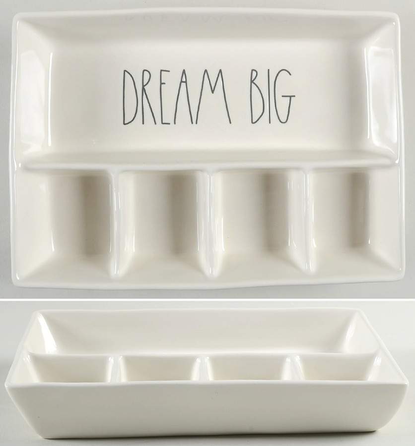Farmhouse (5 Part) Rectangular Divided Tray by Magenta-1