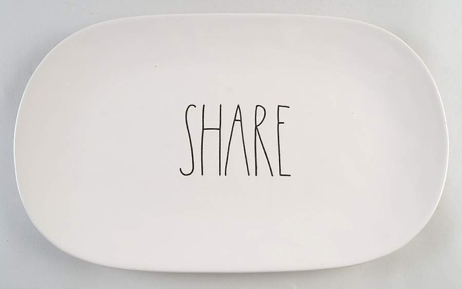 Farmhouse 15" Oval Serving Platter by Magenta-1