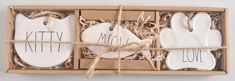 Farmhouse (Boxed Set of 3) Ornaments for Cat by Magenta-1