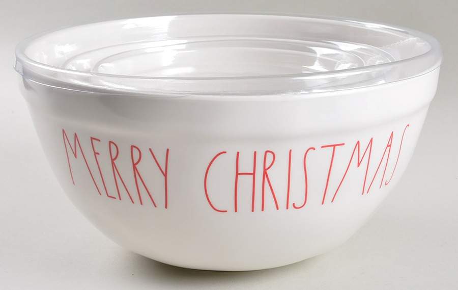 Farmhouse (3 Pc) Melamine Mixing Nesting Bowl Set(10",8",6") by Magenta-1