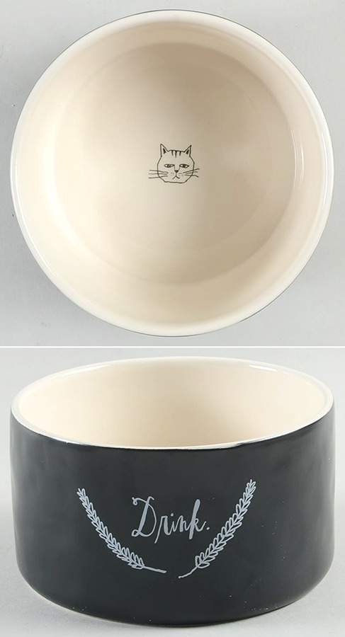 Rae Dunn Pet Products Cat Bowl by Magenta-1