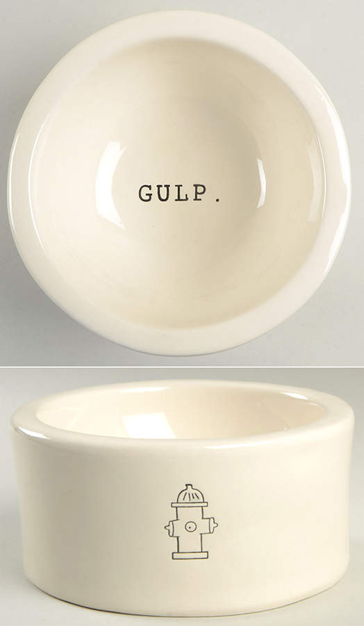 Rae Dunn Pet Products Dog Bowl by Magenta-1