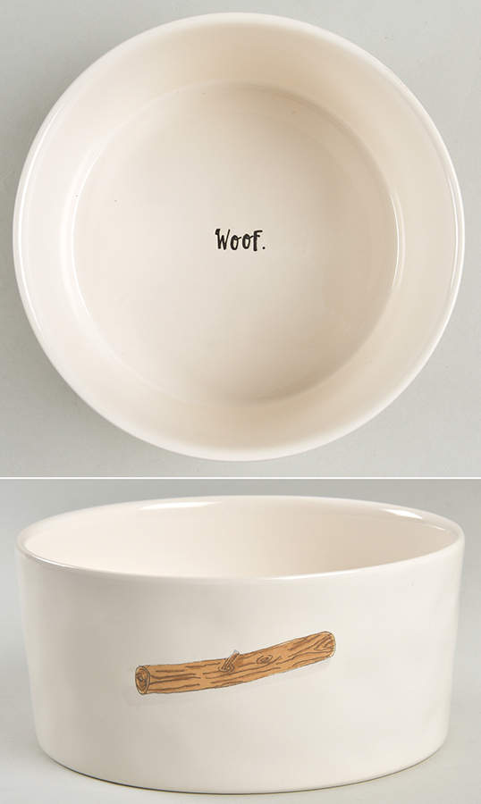 Rae Dunn Pet Products Dog Bowl by Magenta-1