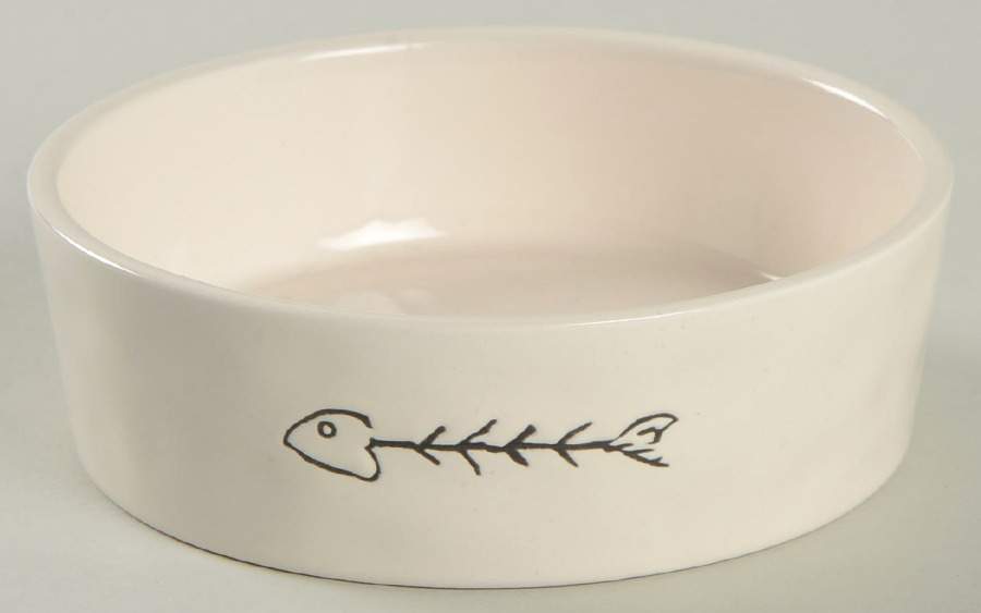 Rae Dunn Pet Products Cat Bowl by Magenta-1