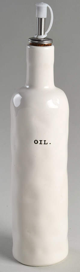 Rae Dunn Kitchenware Oil & Vinegar Jars with Drizzle Spouts by Magenta-1