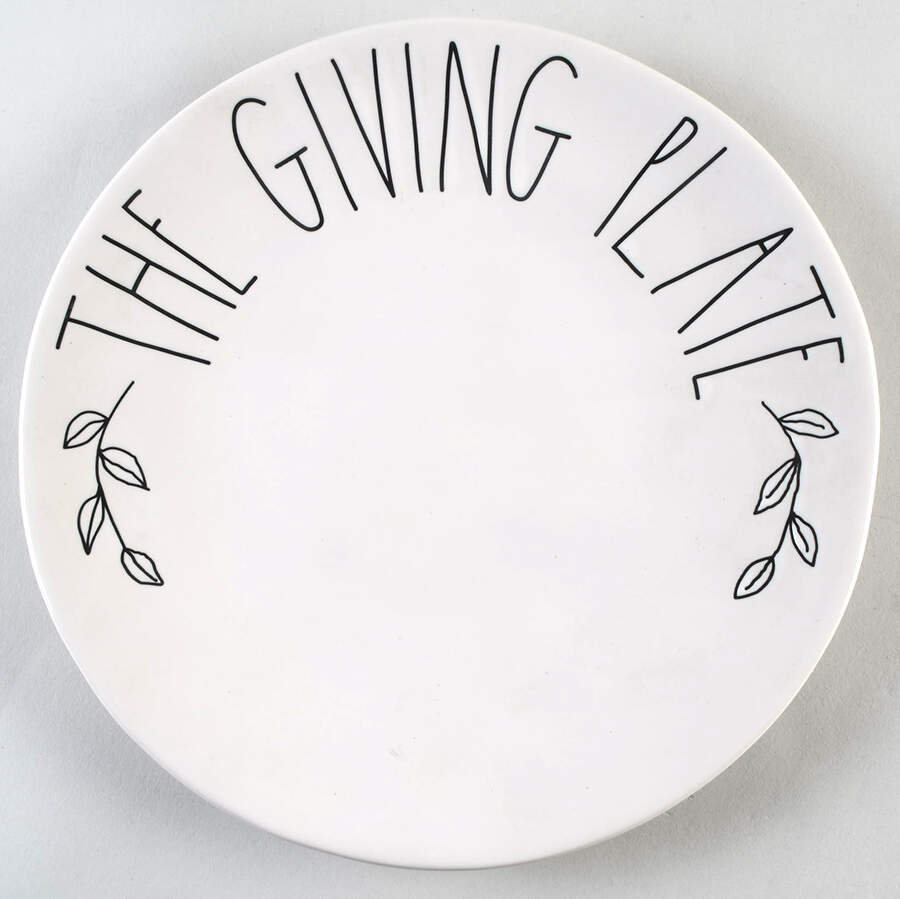 Farmhouse Giving Plate by Magenta-1