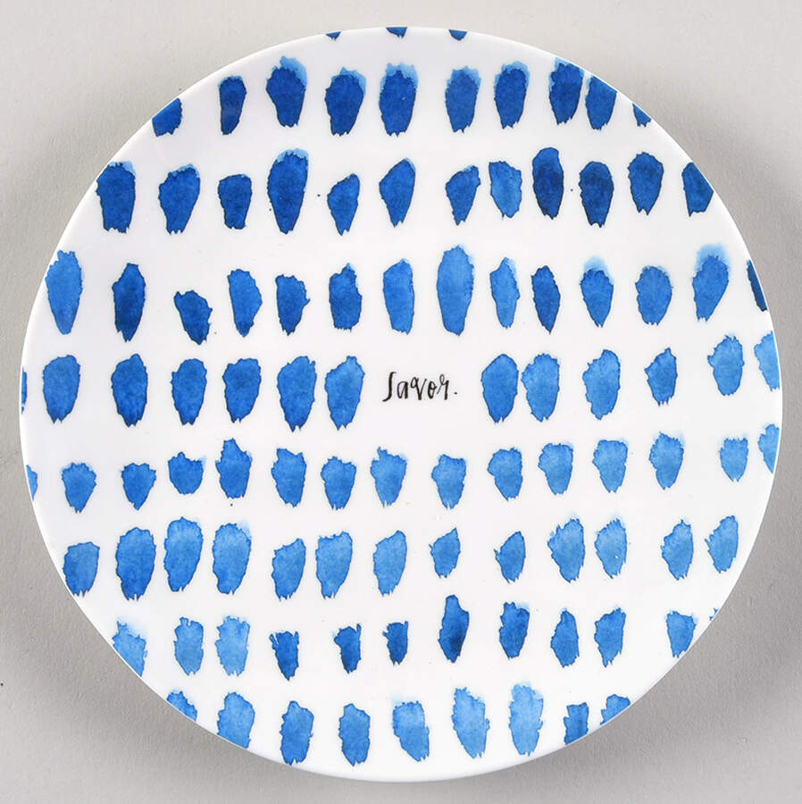 Rae Dunn Kitchenware Melamine Salad Plate by Magenta-1