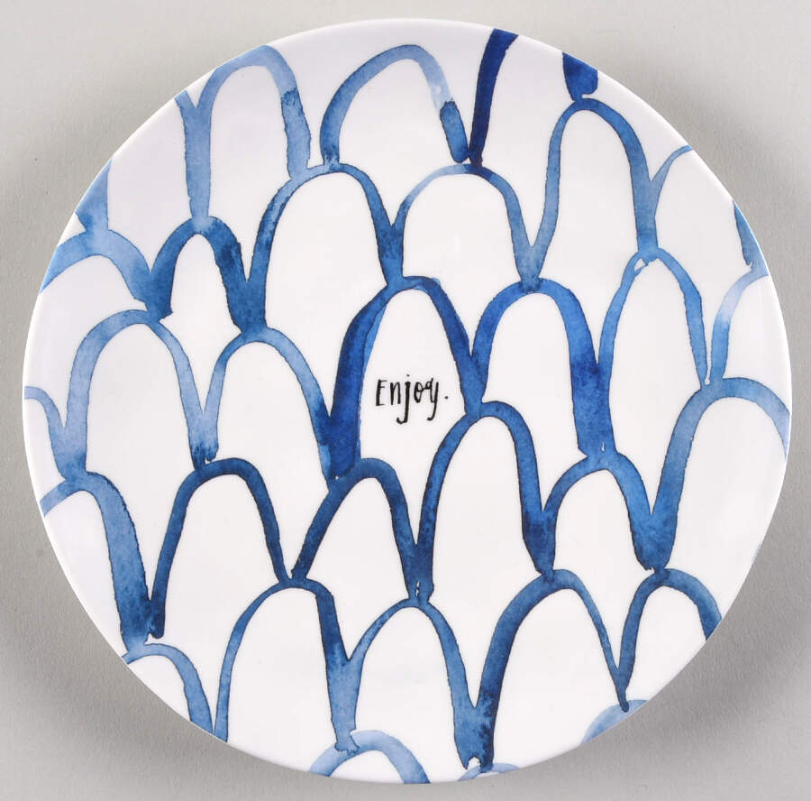 Rae Dunn Kitchenware Melamine Salad Plate by Magenta-1