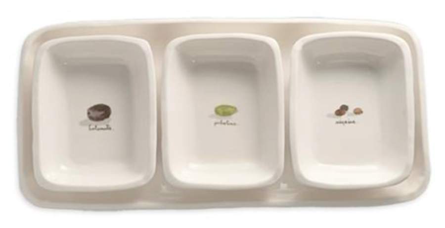 Rae Dunn Kitchenware (Set of 3 Motifs) Olive Dish & Tray by Magenta-1