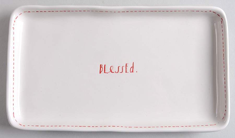 Rae Dunn Kitchenware 9" Rectangular Tray by Magenta-1