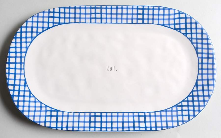 Rae Dunn Kitchenware 14" Oval Serving Platter by Magenta-1