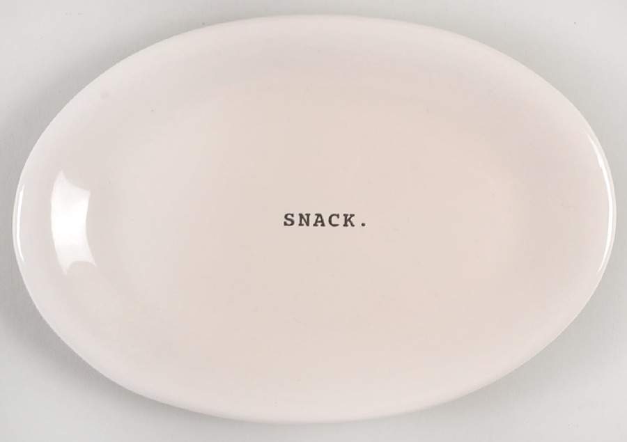 Rae Dunn Kitchenware 8" Oval Plate by Magenta-1