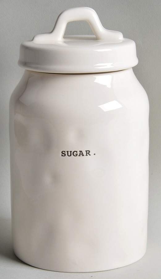 Rae Dunn Kitchenware Sugar Canister & Lid by Magenta-1
