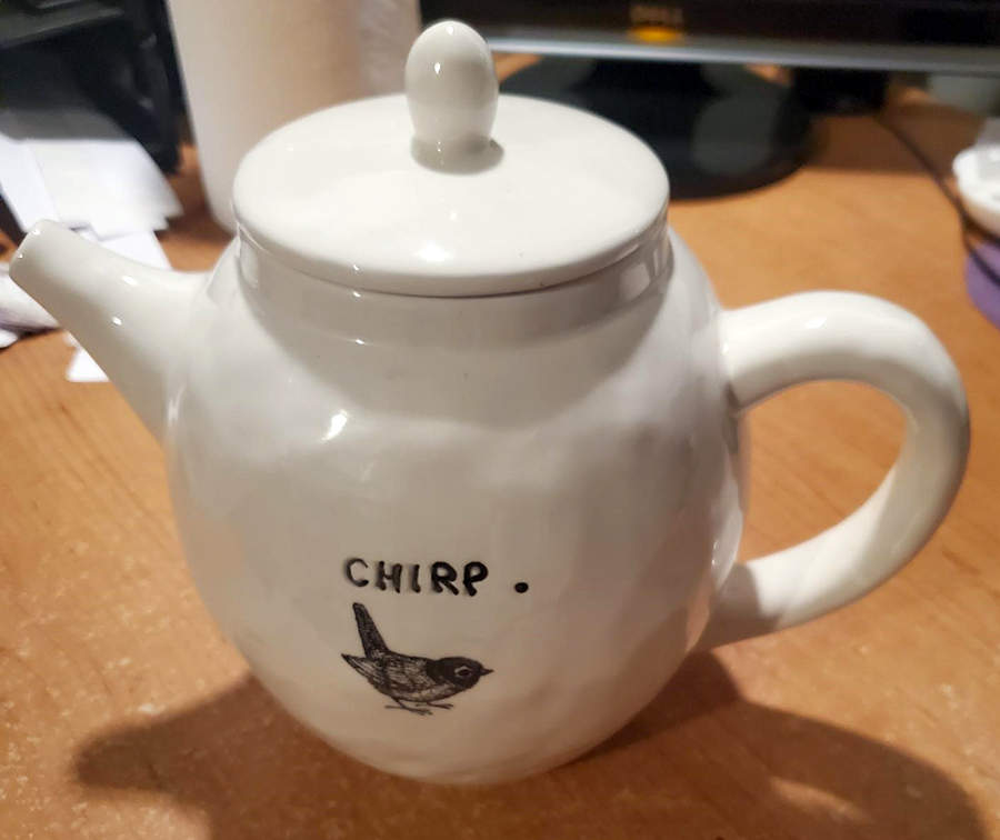 Rae Dunn Kitchenware Teapot & Lid by Magenta-1