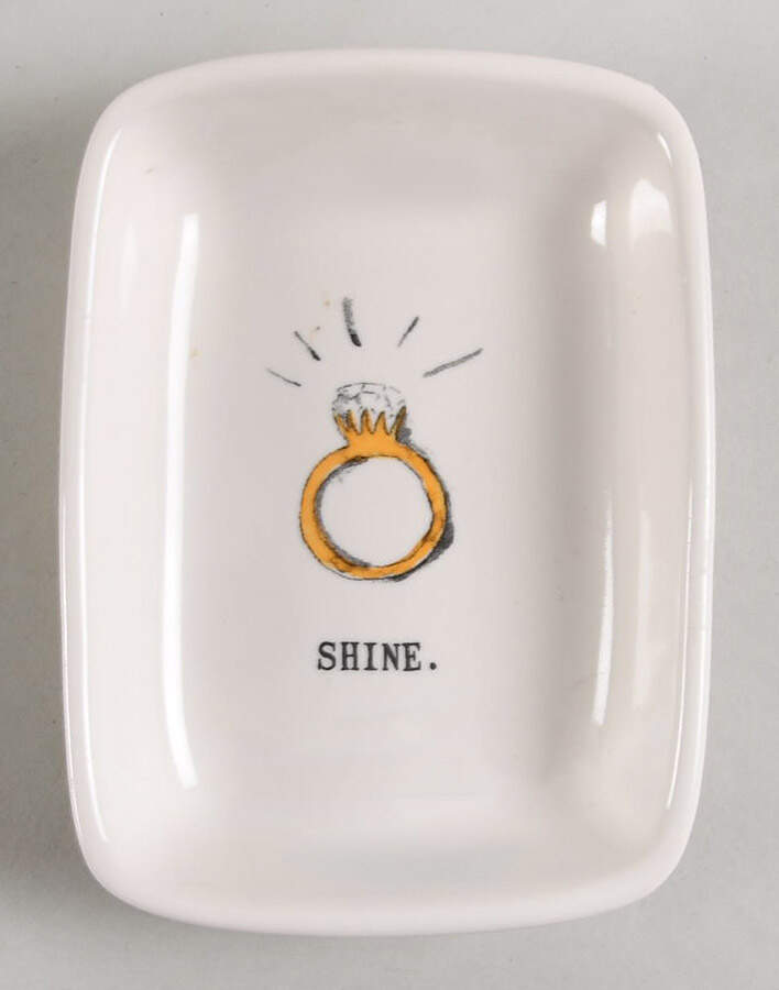 Rae Dunn Giftware Rectangular Dish by Magenta-1