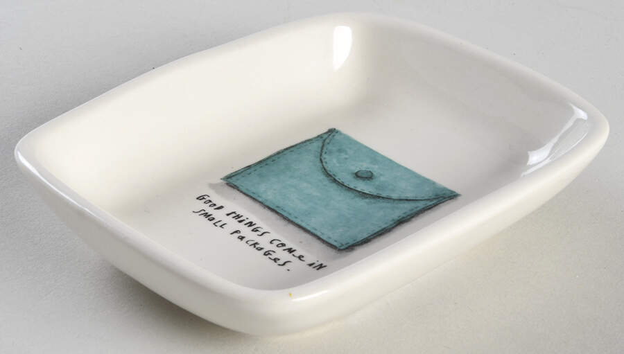 Rae Dunn Giftware Rectangular Dish by Magenta-1