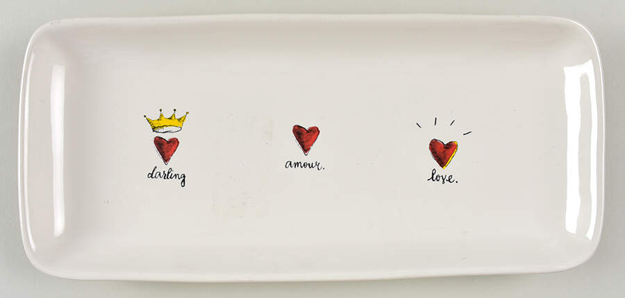 Rae Dunn Giftware 12" Rectangular Tray by Magenta-1