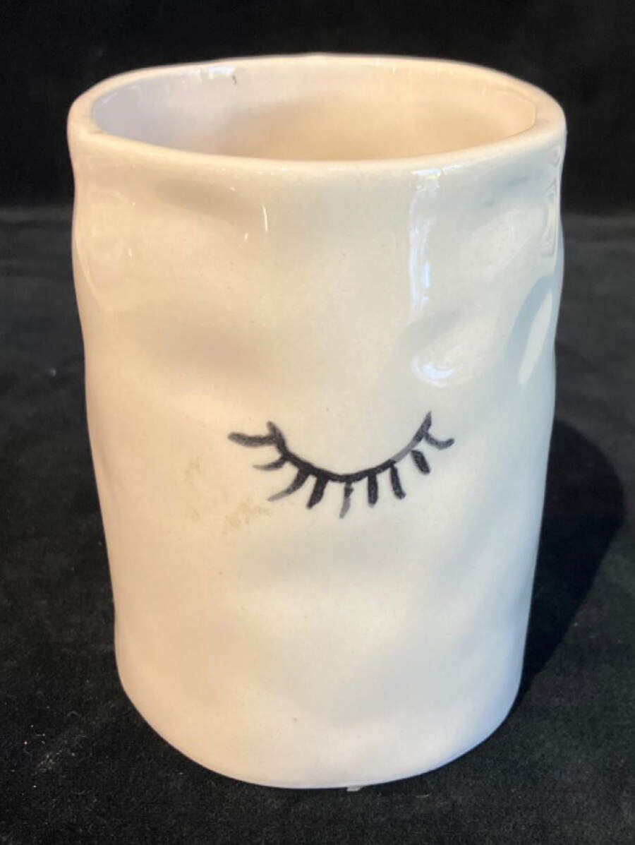 Rae Dunn Giftware Cosmetic Brush Holder by Magenta-1