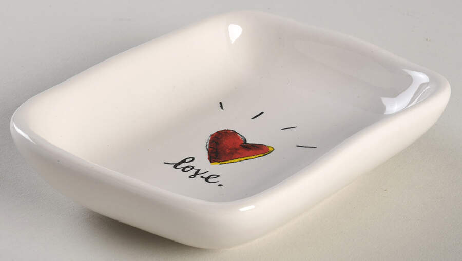 Rae Dunn Giftware Rectangular Dish by Magenta-1