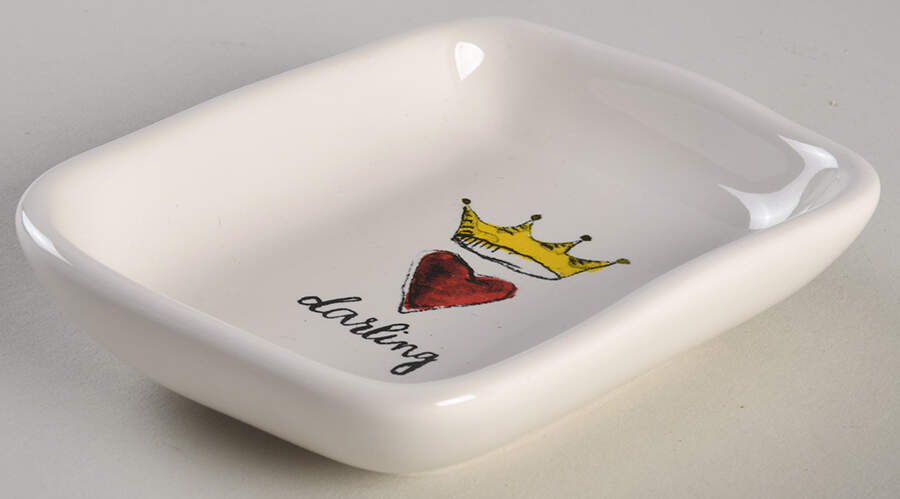 Rae Dunn Giftware Rectangular Dish by Magenta-1