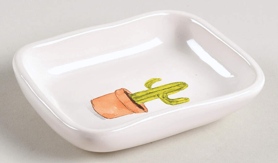Rae Dunn Giftware Rectangular Dish by Magenta-1