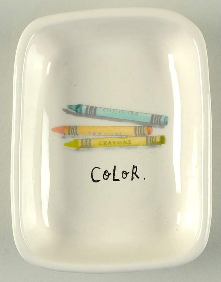 Rae Dunn Giftware Rectangular Dish by Magenta-1