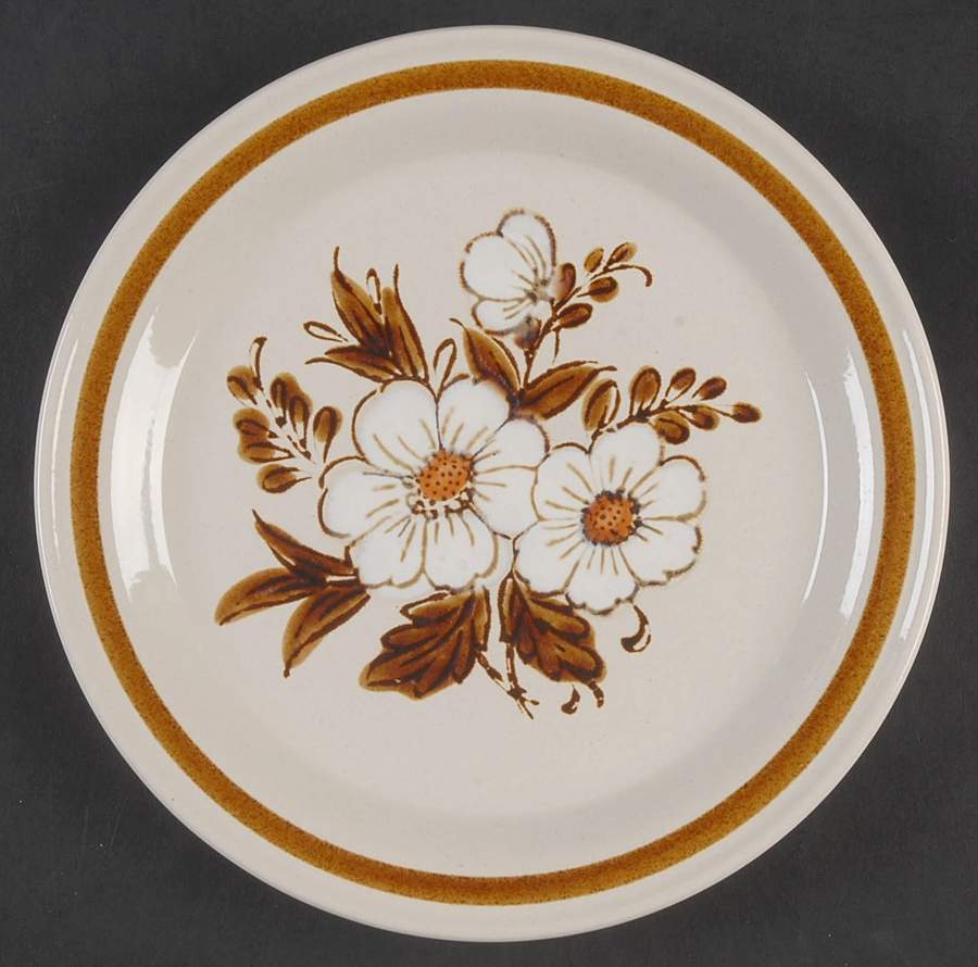 Dried Flowers Salad Plate by Mountain Wood-1
