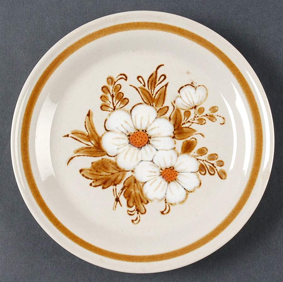 Dried Flowers Bread & Butter Plate by Mountain Wood-1