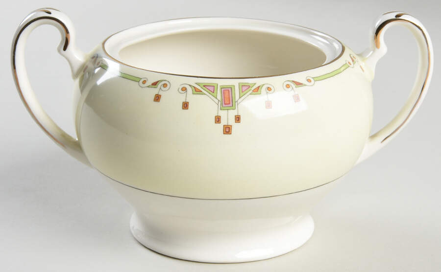 MEA454 Sugar Bowl No Lid by Alfred Meakin-1