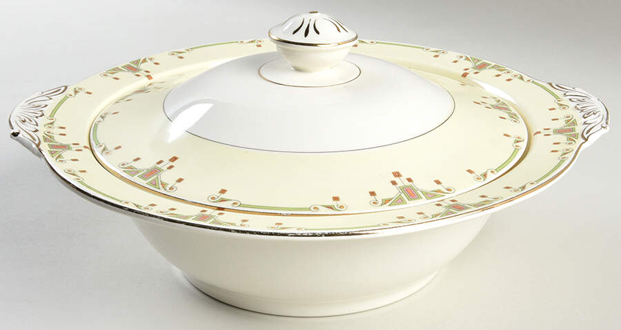 MEA454 Round Covered Vegetable by Alfred Meakin-1