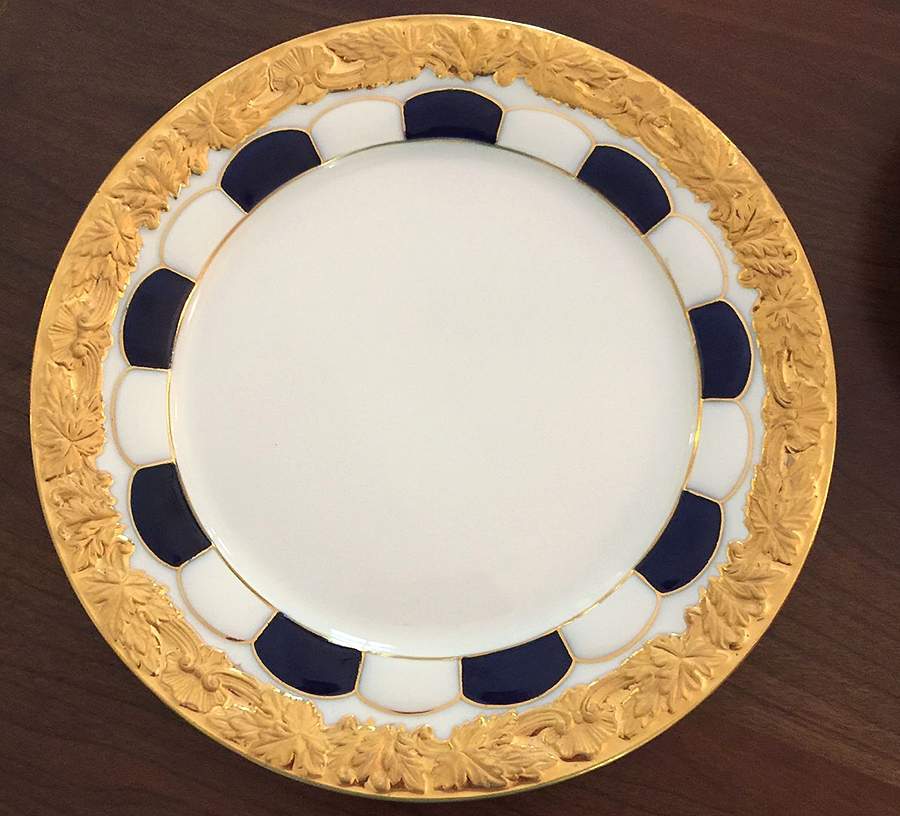 387M Salad Plate by Meissen (Germany)-1