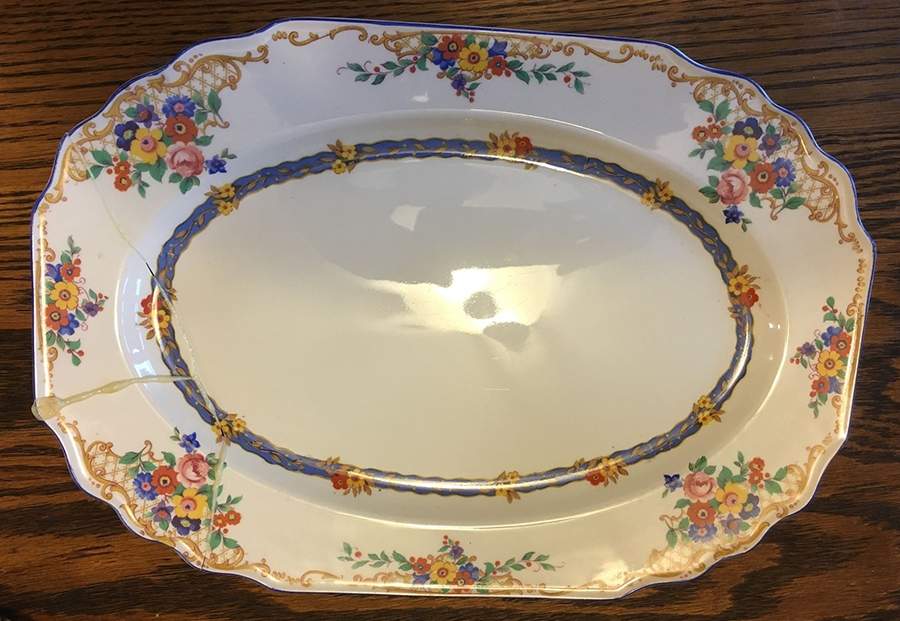MYO192 12" Oval Serving Platter by Myott Staffordshire-1