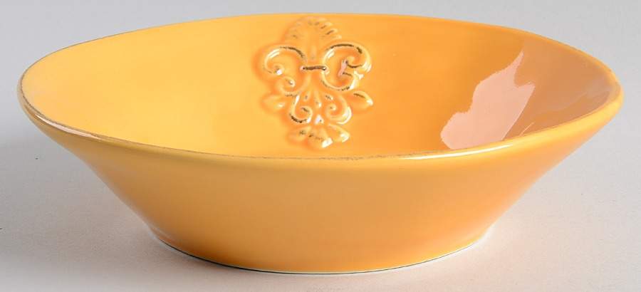 MLJ4 Orange Soup/Cereal Bowl by Maioliche Jessica-1