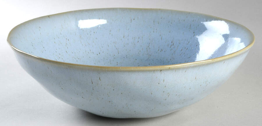 M2A32 Light Blue 12" Round Serving Bowl by Matceramica-1