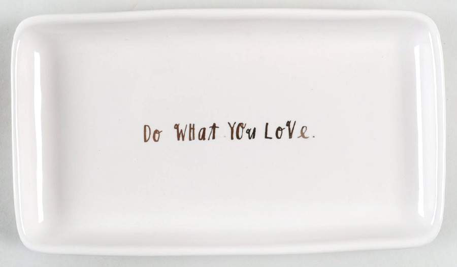 Stem Print 9" Rectangular Tray by Magenta-1