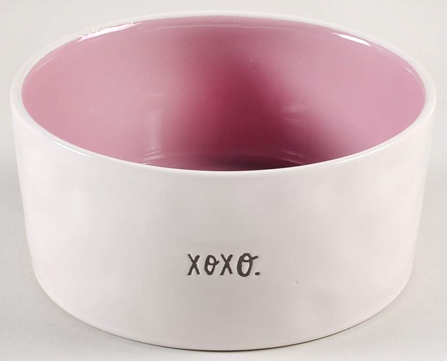 Stem Print Dog Bowl by Magenta-1