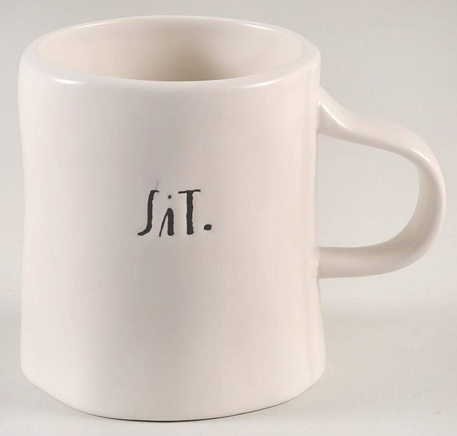 Stem Print Small Mug by Magenta-1