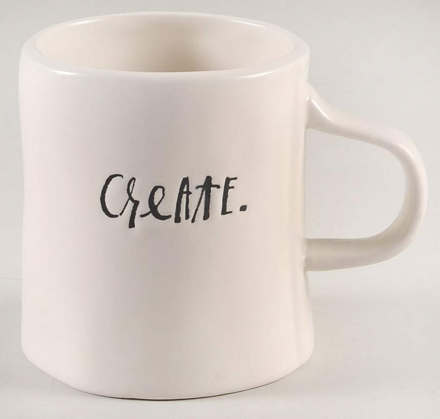 Stem Print Small Mug by Magenta-1