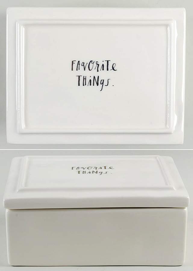 Stem Print Trinket Box with Lid by Magenta-1