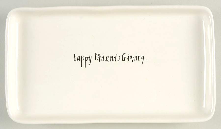 Stem Print 9" Rectangular Tray by Magenta-1