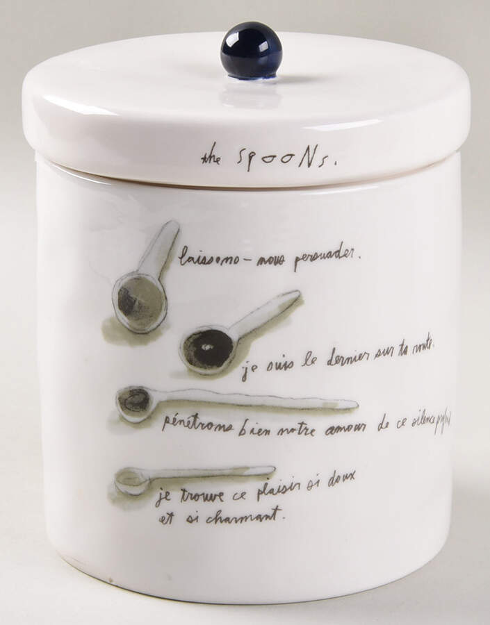 French Sketchbook Small Canister & Lid by Magenta-1